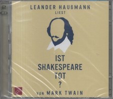 Ist Shakespeare tot? Mark Twain Hörbuch 2 CD NEU gelesen von Leander Haußmann