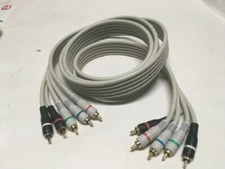 HDTV Component RGB & RL Audio CABLE 6' RCA Gold Plated Video/Audio ATRAS AN12991