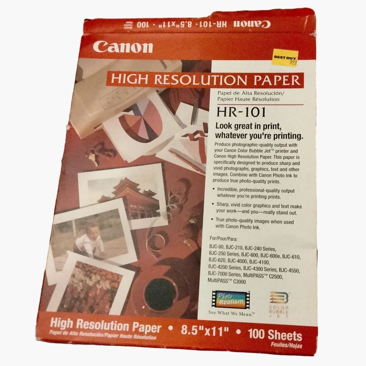 Papier Photo Canon PM-101 Mat A4 - 20 Feuilles - Qualité Premium Pour Impressions Couleur Et N&B