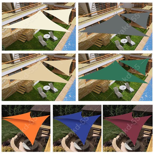 Waterproof Shade Sail Patio Awning Outdoor Garden Pool Sun Canopy Shelter Cover - Picture 8 of 606