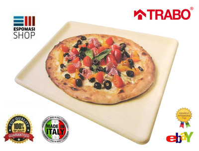 PIASTRA PIETRA REFRATTARIA PIZZA COTTURA FORNO 35 X 34 MADE IN ITALY TRABO  | eBay
