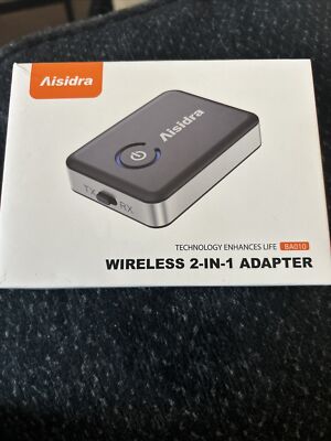 aisidra wireless 2 in 1 adapter color black 
