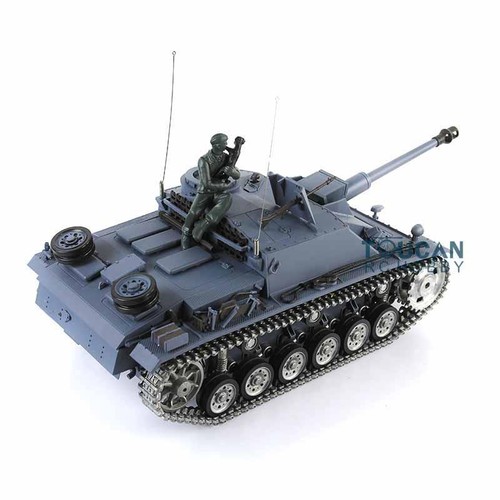 Henglong 7.0 1/16 Customized Stug III RTR FPV RC Tank 3868 Metal Tracks Wheels - Picture 2 of 6
