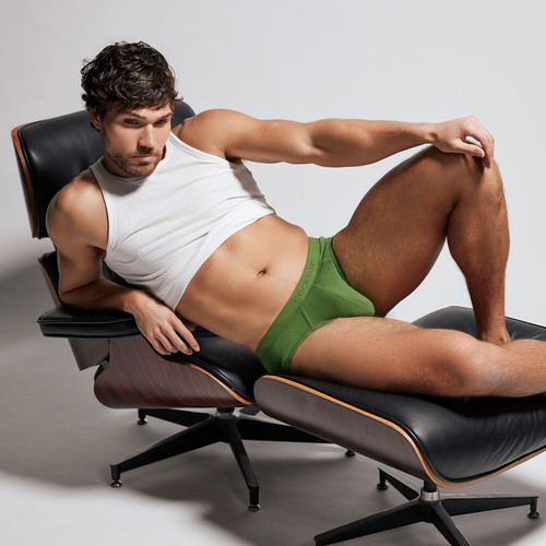 Cocksox Natural Origins Sports Brief CX76MD Rainforest - Picture 2 of 5