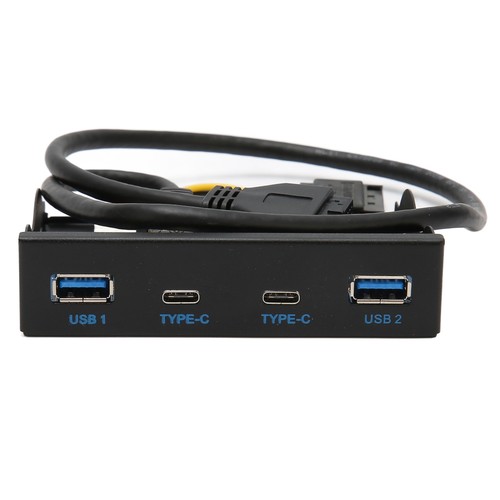 USB 3.2 Front Panel Hub USB3.2 TYPE C Floppy Drive Bay Panel 6 Ports Fit - Picture 8 of 22