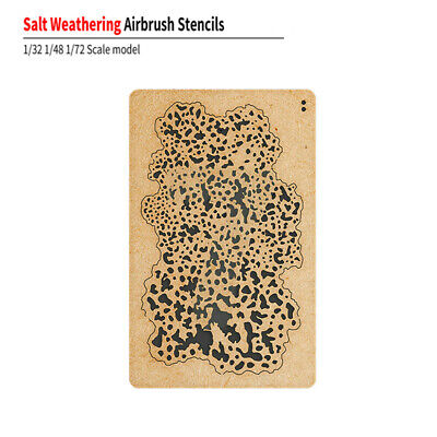 LIANG-0007 Intensify Salt Weathering Effect for 1/32 1/48 Model Airbrush Stencil