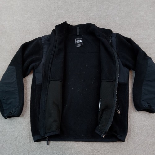 The North Face Jacket Boys Extra Large XL Black Denali Mock Neck Fleece Outdoors - Picture 5 of 10