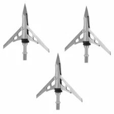 Rage Hypodermic 2 Blade 100 Grain Broad Heads - 3 Pack