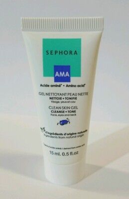 SEPHORA COLLECTION Clean Skin Gel Cleanse & Tone Deluxe Sample 0.5 oz15 mL Trave