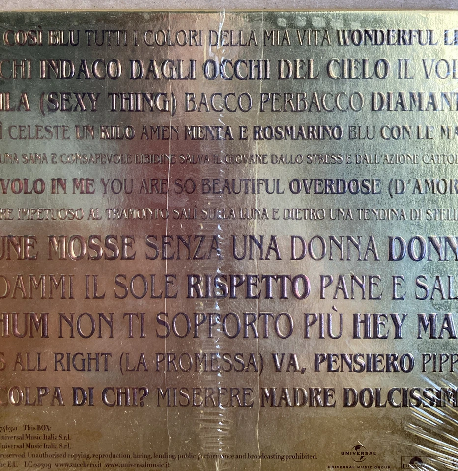 Zucchero All The Best Cd Nuovo Sigillato - Immagine 3 di 4