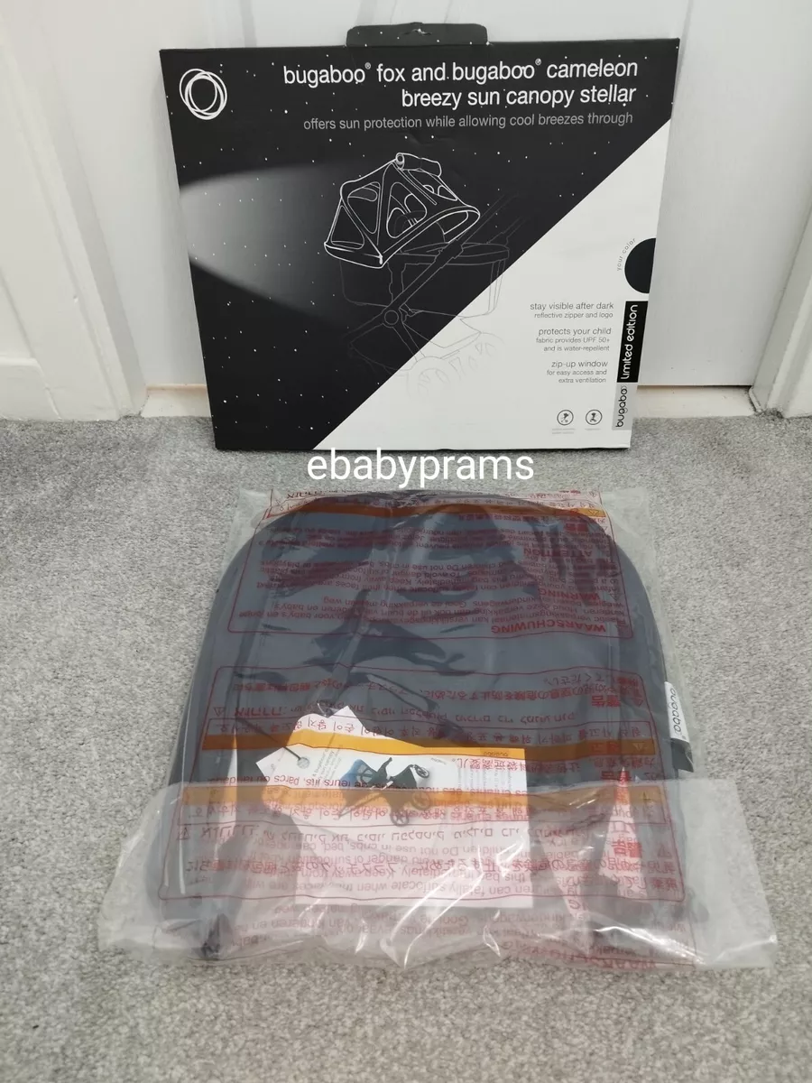 BUGABOO FOX CAMELEON BREEZY SUN HOOD CANOPY STELLAR PRAM