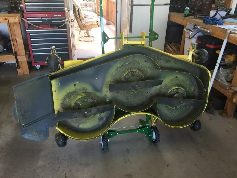 John deere mower deck dolly hot sale