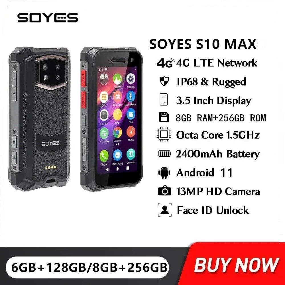 Soyes S10 Max Robust 4G Mini Handys 3,5 Soyes S10 Max Robust 4G Mini Handys 3,5