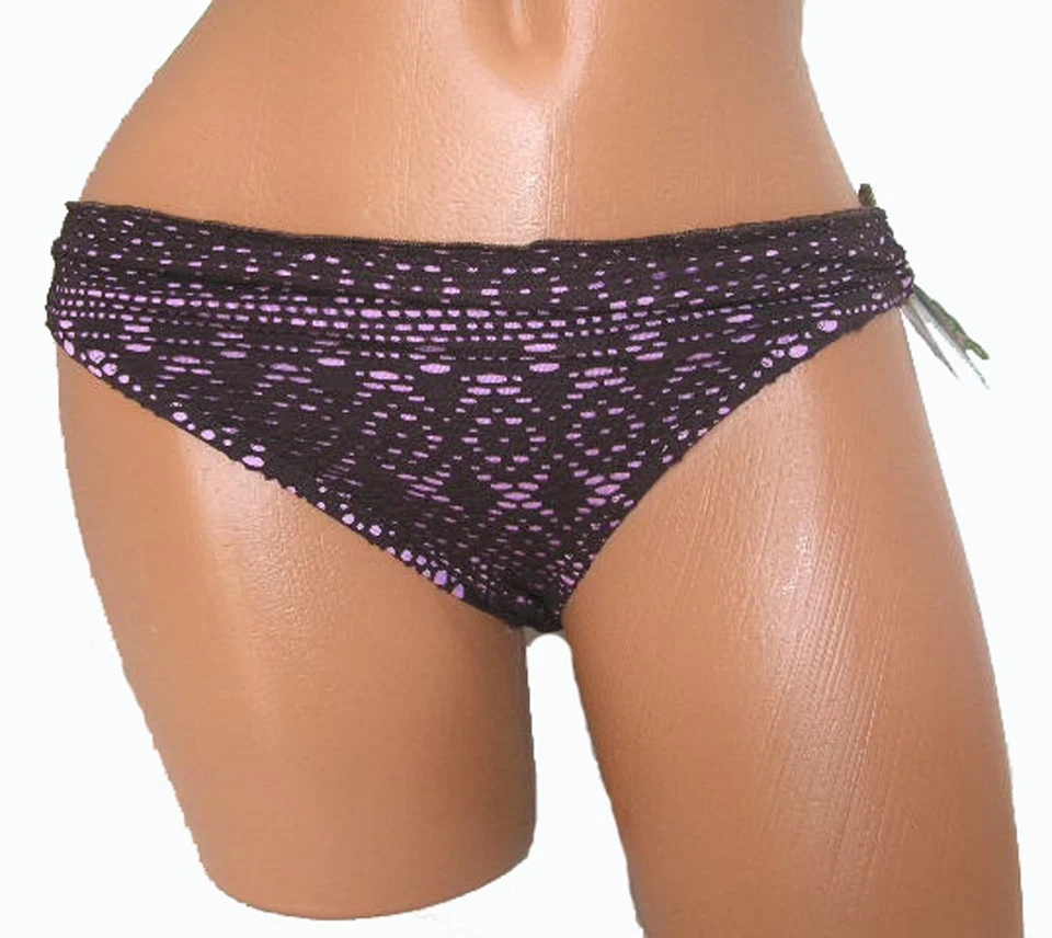 Becca NUEVO Traje de baño marrón liso para mujer talla XS 0 2 parte inferior de bikini $58 S20 Foto 3 de 4