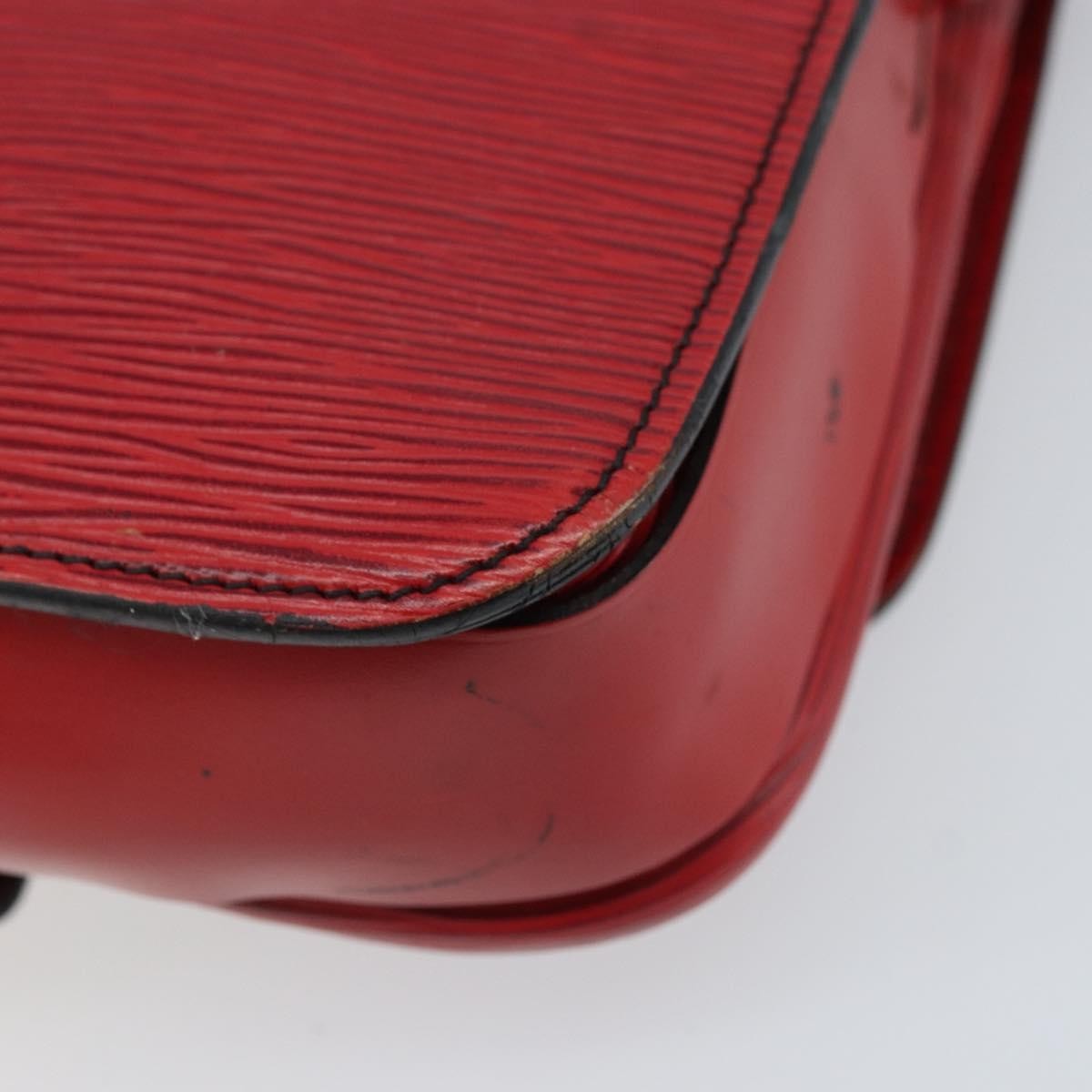Louis Vuitton Cartouchiere Epi Leather Red Shoulder Bag — image 9