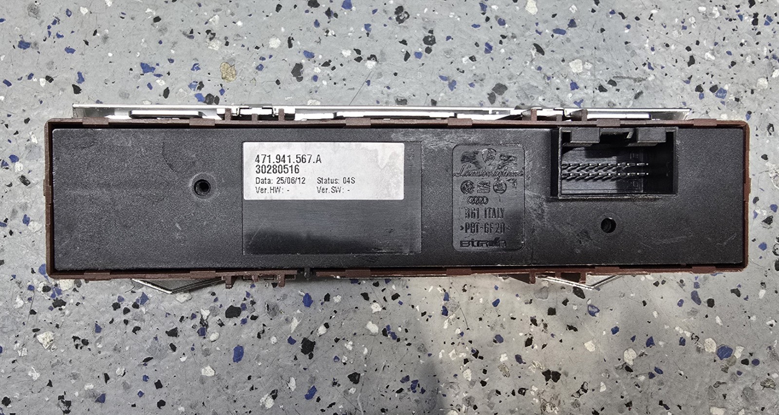Lamborghini Aventador Window Switch Console 471941567A 