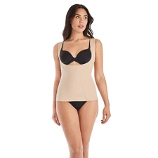 NWT Maidenform Women's Your Own Bra Torsette Shapewear Tops Size M - Beige Fl186