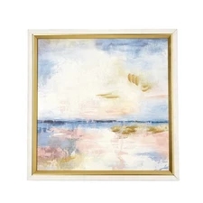 Crystal Art Gallery Colorful Abstract Framed Digital Print 24"x24" by Sona Flynn