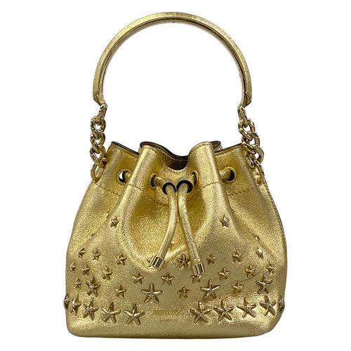 Jimmy Choo Bonbon Handbag Gold Leather Hardware