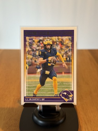 2024 Score JJ McCarthy RC The Rookies Mint Condition Beautiful Card Michigan - Picture 1 of 2