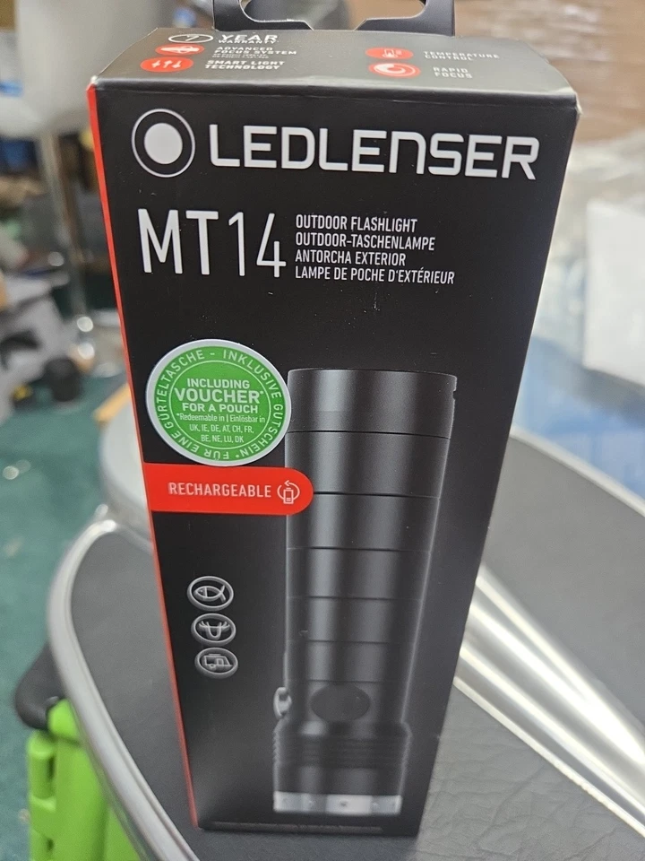 Ledlenser MT14 Rechargeable Torch, 1000 Lumens, Outdoor Sport and Adventure - Image 2 of 4