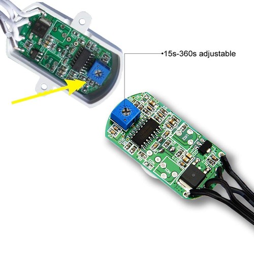 DC 6V 12V-24V 5A PIR Motion Activated Body Sensor Switch with DC Cable for LE... - Picture 2 of 4