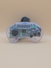 High Frequency Sega Genesis Controller CLEAR 6 Six Button Arcade Pad With Turbo