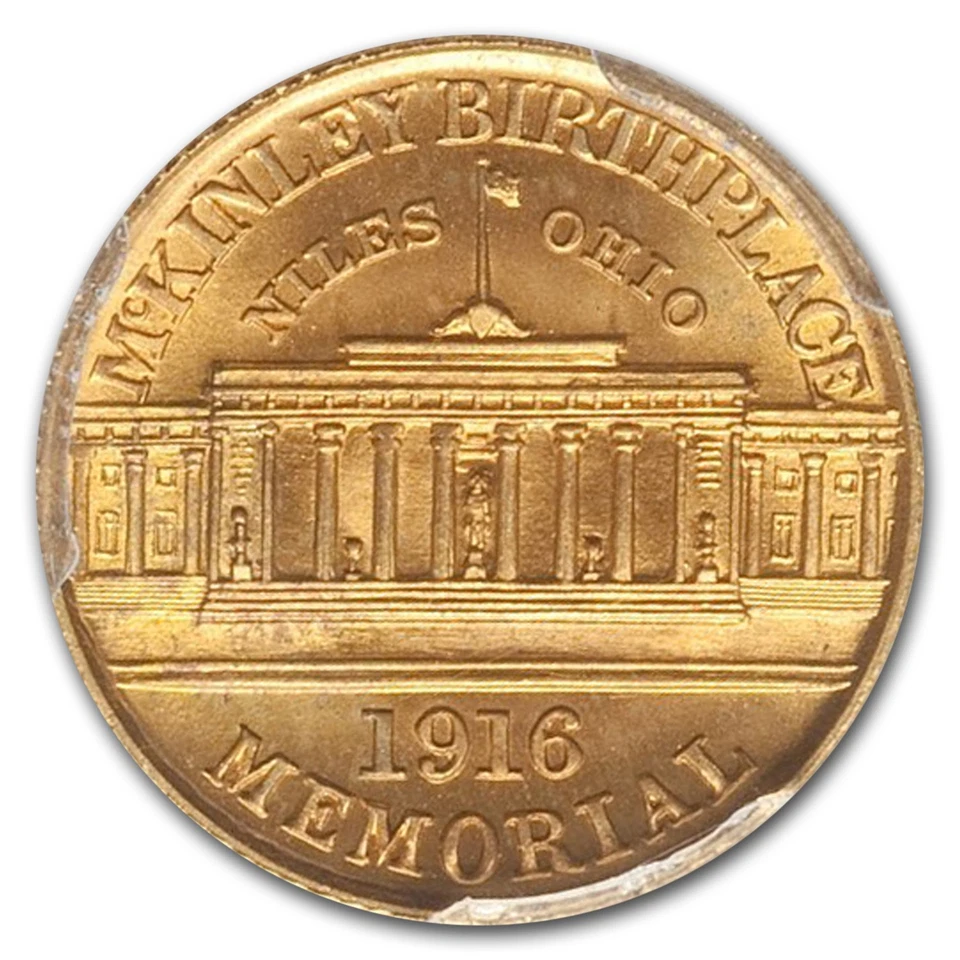 1916 Gold $1.00 McKinley MS-66+ PCGS - Image 3 of 3