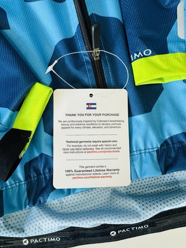 Pactimo Ann Arbor Velo Club Watermoo Rain Jacket, Size Large, New - Picture 4 of 5