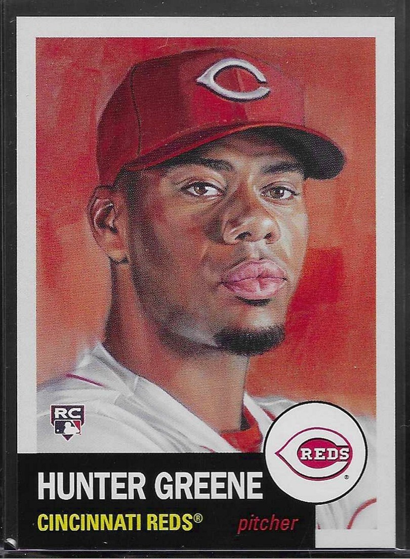 2022 TOPPS LIVING SET # 531 HUNTER GREENE Rookie Cincinnati Reds 2,588 Printed a