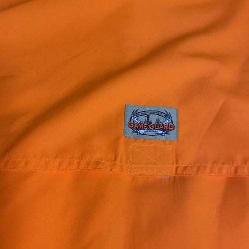 Game Guard Shirt Mens Sz Xl Blaze Orange Hunting Fishing High Visibility Vented - Picture 6 of 10