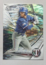 2022 Bowman Platinum - Top Prospects Aaron Zavala #TOP-38 Ice Foilboard (RC)