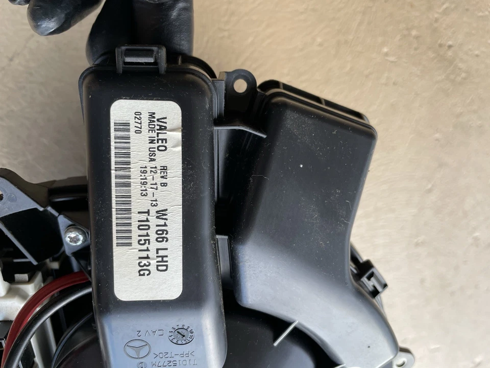 Conjunto de motor soplador ACM 1648350507 Mercedes-Benz R350 ML350 GL450 ML63 AMG Foto 4 de 4