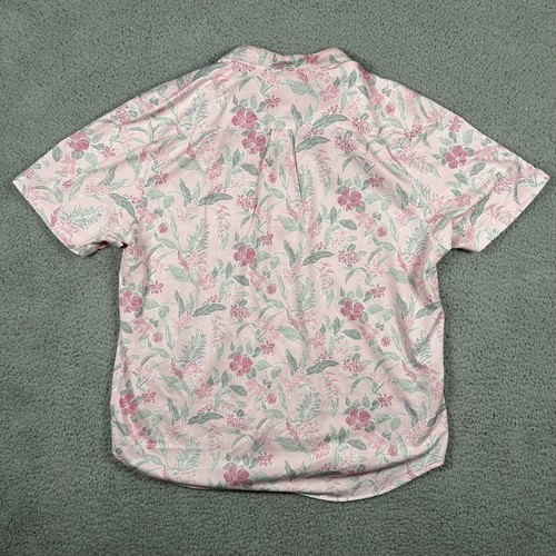 Tommy Bahama Shirt Mens 2XL Pink Green Floral The San Lucio Stretch Button Up - Picture 6 of 6