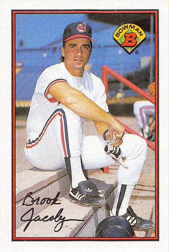 Brook Jacoby 1989 Bowman 86 Cleveland Indians Baseball Card - Picture 1 of 2