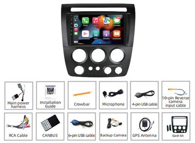 Car Radio Stereo Carplay For 2006-2010 Hummer H3 FM RDS AUTO