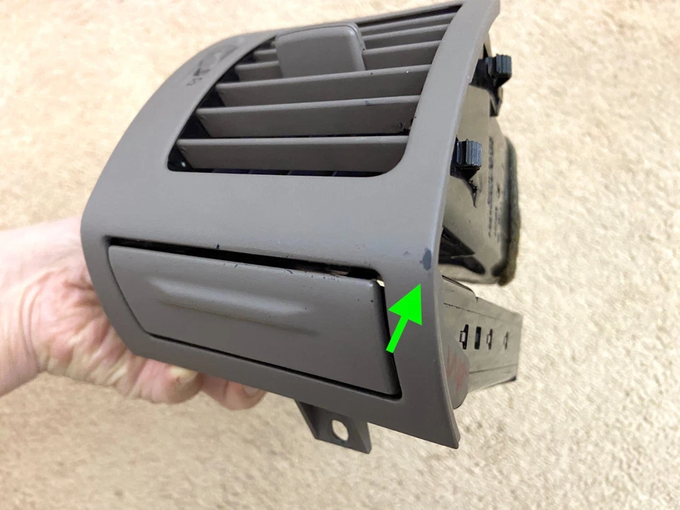 2004-2009 Lexus RX350 RX400h Driver Left Side LH Air Vent Cup Holder Brown Taupe - Image 2 of 4