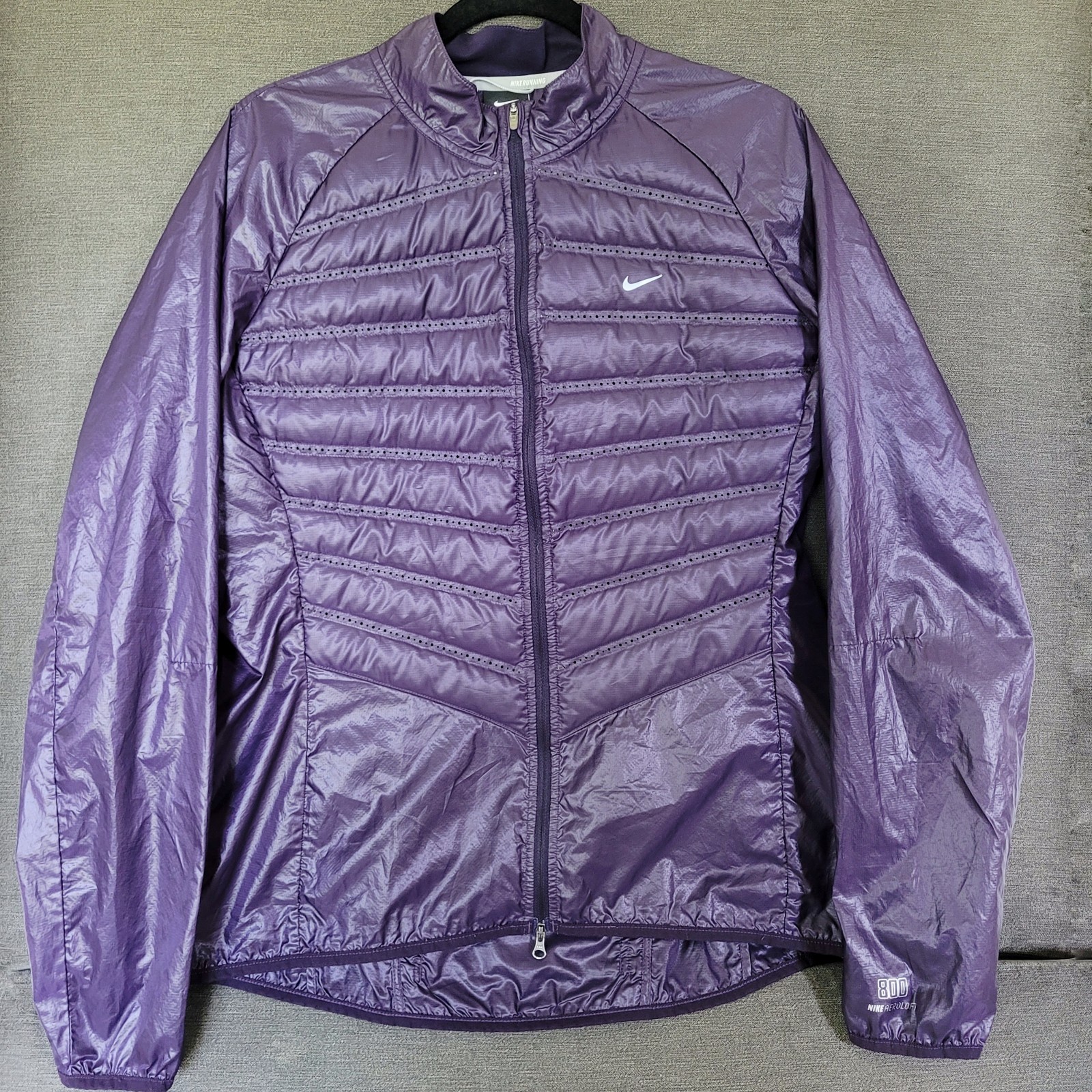 NIKE Aeroloft 800 Hybrid Down Running Jacket Womens X-Large Puffer  Windbreaker
