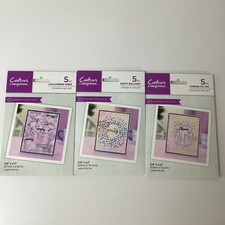 Crafters Companion 5pc Halloween Vibes Stamp Die Set Papercraft Spooky