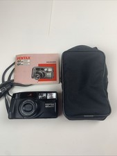 Pentax IQZoom 900 35mm Film Camera w/ Manual Instructions  Case