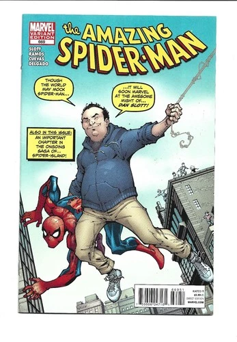 Amazing Spider-man #669, VF/NM 9.0, Todd Nauck Cover of Dan Slott