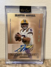 Wild card Matte Metal Garrett Nussmeier Rookie Auto Serial 1/2 2026