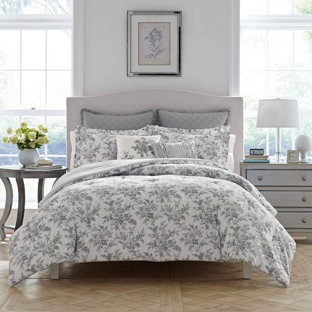 Подарочный набор пододеяльников Laura Ashley Twin Annalise с цветочным рисунком из 100 хлопка 5 шт 5690₽