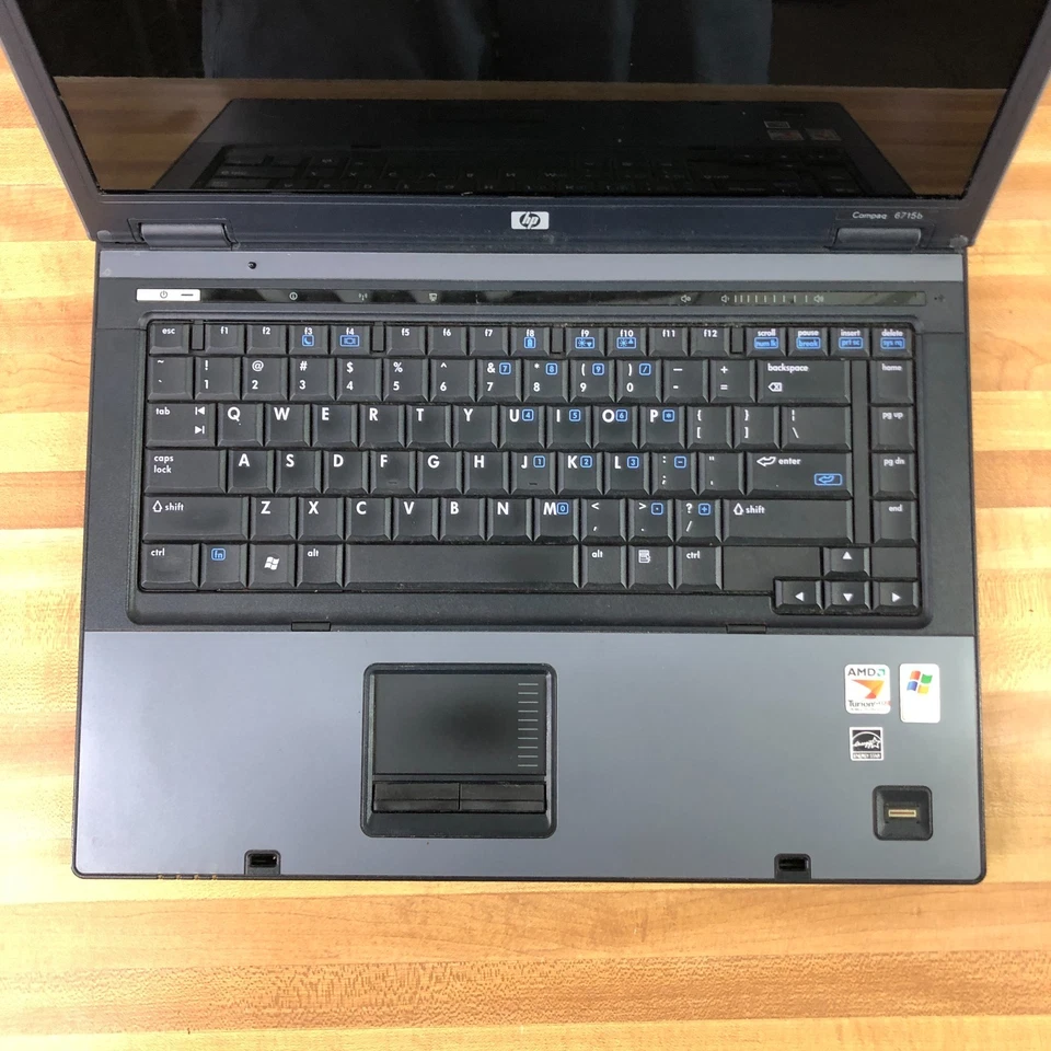 HP Compaq 6715b Retro Gaming Laptop AMD Turion 1.60GHz 3GB RAM (Windows XP Pro) - Image 4 of 4