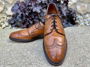 Allen Edmonds MacNeil 26.5 紐なし Allen Edmonds Macneil Burgundy CORDOVAN マクニール コード
