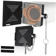 2 Pack RV Bumper Cap Cover, Universal Fit Standard 4 Inch Square Camper Bumper 