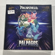 Palworld Official Card Game Dawn of Palpagos Sealed Booster Box 1st Ed English