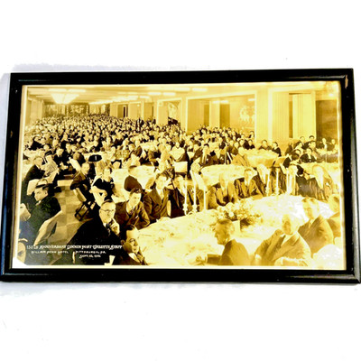 1936 Post Gazette Staff 150th Anniversary Dinner Photo William Penn Hotel