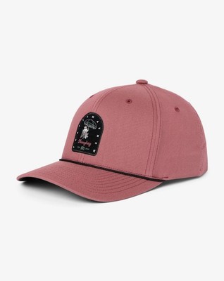 Travis Mathew Claus A Scene Adjustable Snapback Hat Cap Roan Rouge