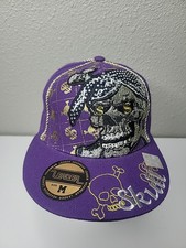 Skull Leader Size Medium Embroidery Fitted Cap